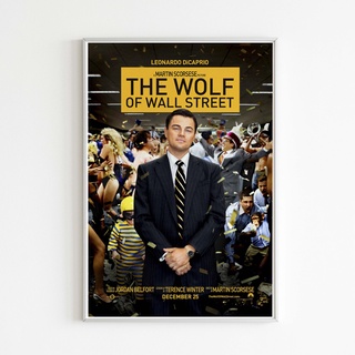 The Wolf of Wall Street  Poster โปสเตอร์ภาพขนาด 33X48 cm