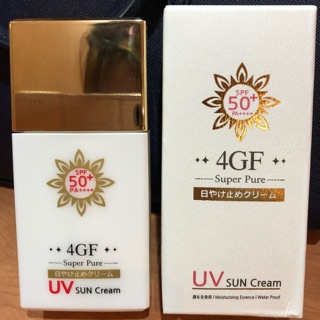 4GF SUPER PURE UV SUN CREAM SPF 50+ 🌞 Made in JP