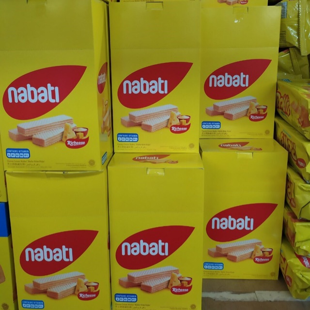 เวเฟอร์ nabati สอดไส้ชีส และสอดไส้ ช๊อคโกแลต จากอินโดนีเซีย