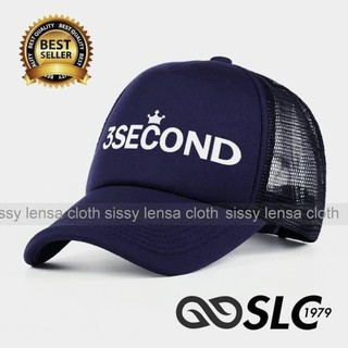 หมวก TRUCKER เครือข่าย 3 วินาที มงกุฎ 3 วินาที 3SCO 3 SCO แบบเรียบ กําหนดเอง!!!