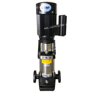 SafetyDrink ปั๊ม Multistage แนวตั้ง CNP CDL 2-110 (220V) 1.5 HP/1.1 kW