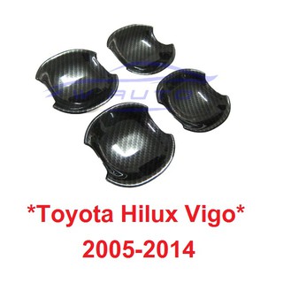 ถาดรองมือเปิดประตู Toyota Hilux Vigo 2005-2014 เคฟล่า โตโยต้า วีโก้ แชมป์ ฟอร์จูเนอร์ เบ้ามือ เบ้ารองมือเปิด ถ้วยมือเปิด