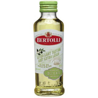 Bertolli Extra Light Tasting Olive Oil 250ml. เบอร์ทอลลี่ น้ำมันมะกอก ปรุงอาหาร ผ่านกรรมวิธี น้ำมัน น้ำมันสุขภาพ