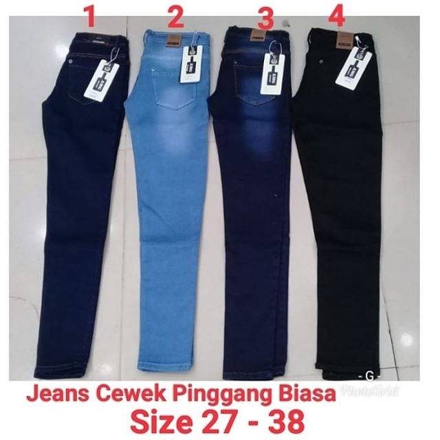 Sz 27 - 38 STANDARD UP TO JUMBO BIG SIZE SOFT JEANS STREtCH PREMIUM REGULAR WAIST