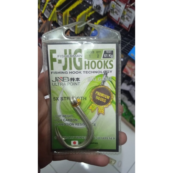 MATA JNB F-JIG 5x ตะขอจิ๊กกิ้งความแข็งแรง