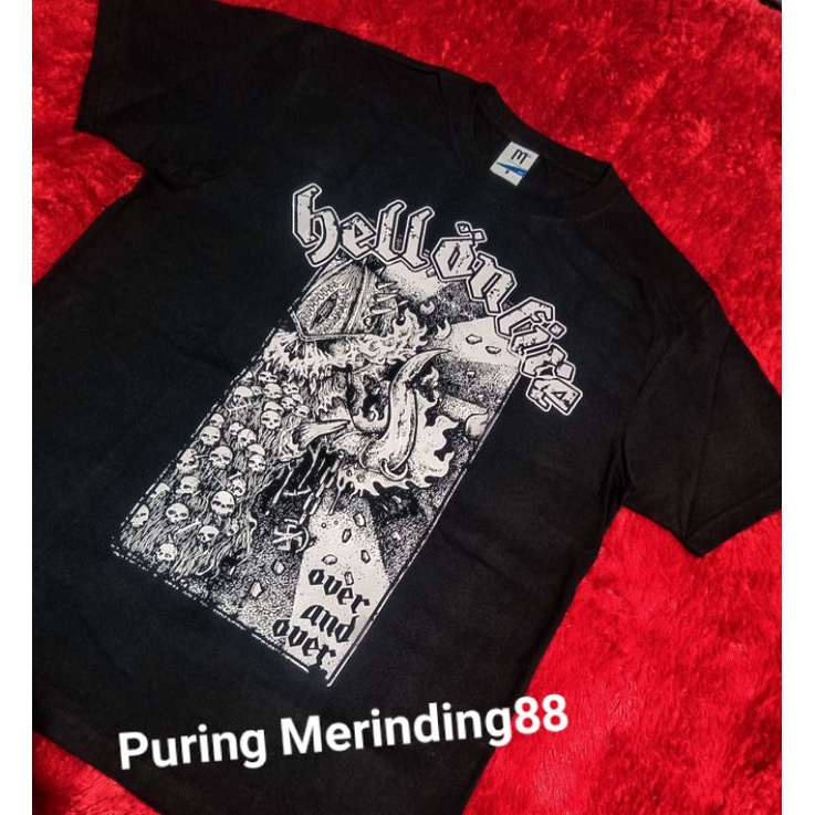 เสื้อยืด Hell on Fire - over and over