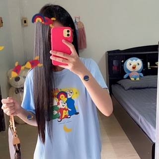 เสื้อยืด ผ้านิ่ม ผ้าเด้ง ไม่ต้องรีด ลายน่ารักมาก ราคาถูก ✅