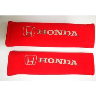 OK108 ปลอกหุ้มเข็มขัดนิรภัย ปลอกหุ้ม เซฟตี้เบลท์ ฮอนด้า HONDA สีแดง