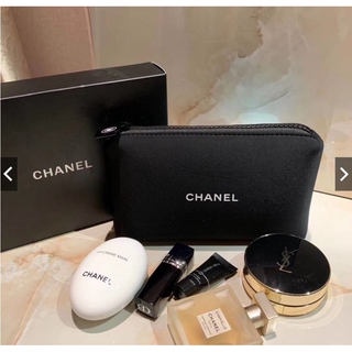 67aav กระเป๋าใส่เครื่องสำอางค์ CHANELพร้อมกล่อง งานพรีเมียมสวยมาก