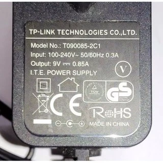 แท้ TP-Link 9V 0.85A Power Adapter อะแดปเตอร์ (ของแท้ 100% ต้องมีโลโก้แสดง) TP Link