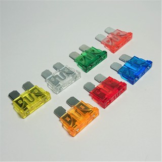 ฟิวส์รถยนต์ ฟิวส์ก้ามปู Car Fuse ขนาด 19 mm. 5A 10A 15A 20A 25A 30A และ 40A