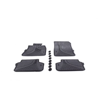 ชุดผ้ายางปูพื้นหน้าหลัง BMW Floormat set -All weather- front + rear, black - only for right hand drive G30 F90 M5 G31