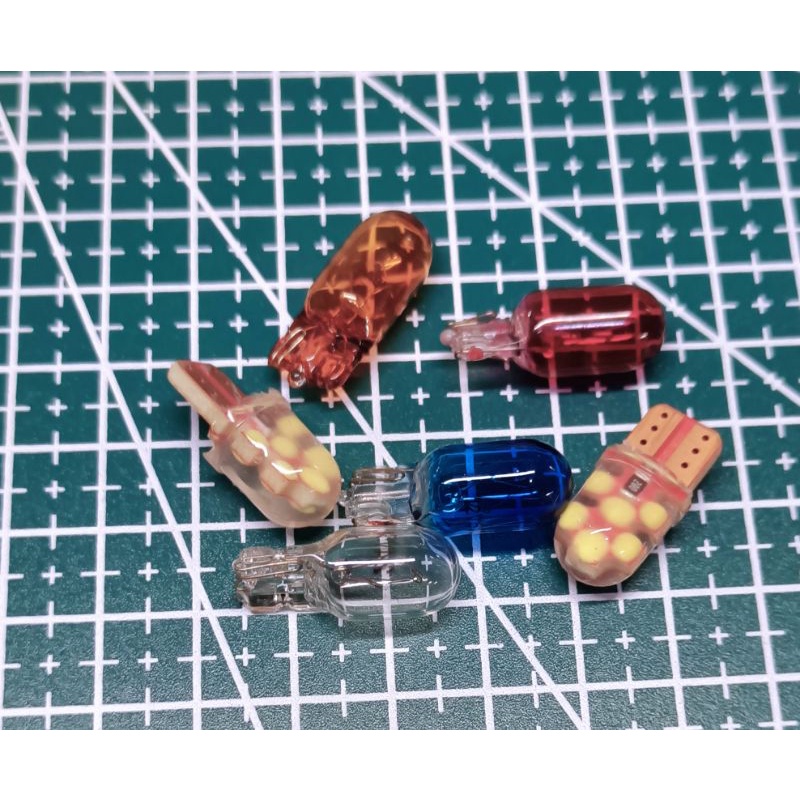 SEBIJI HARGA!!! TOSHIBA T10 / 4090 12V W5W 5W BULB ,MENTOL WHITE / ORANGE