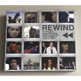 ซีดีเพลง ของแท้ ลิขสิทธิ์ มือ 2 สภาพดี...ราคา 299 บาท รวมศิลปิน อัลบั้ม “Rewind-The Best In Music &amp; Video” (2 CD+1 DVD)