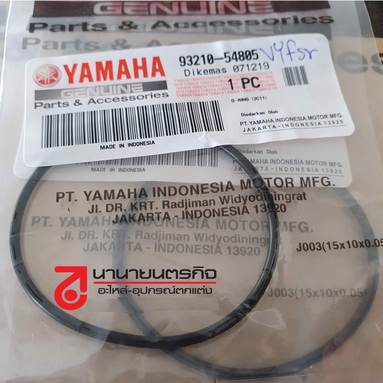 9321054805 โอริงฝาครอบกรองน้ำมันเครื่อง R-15 MSLAZ MT-15 XSR-155 EXCITER WR-155 แท้ 93210-54805 -54808