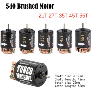 มอเตอร์แปรง 540 และ ESC กันน้ํา 60A สําหรับรถไต่หินบังคับ 1/10 Axial SCX10 AX103007 90046 Traxxas TRX4 D90 MST