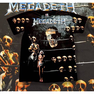 เสื้อ Ovp MEGADETH สไตล์ปี90s