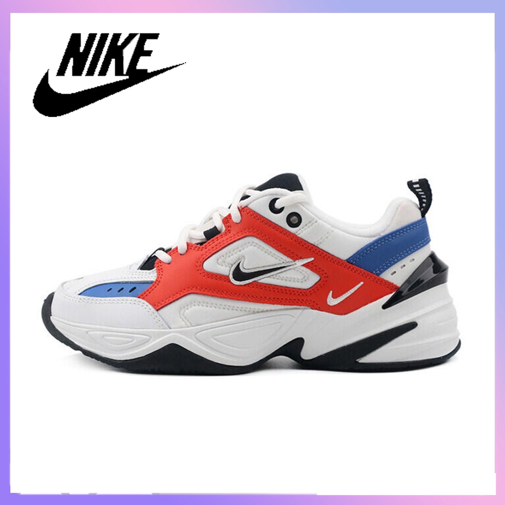 ของแท้อย่างเป็นทางการ Nike M2K TEKNO รองเท้าผ้าใบผู้ชายและผู้หญิง