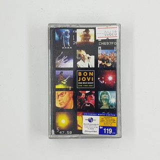 [SELL] Bon Jovi One Wild Night Live 1985-2001 (00628)(TAPE)(USED) เทปเพลง เทปคาสเซ็ต มือสอง !!