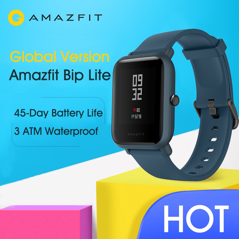 Xiaomi Huami Amazfit Bip Lite นาฬ กาข อม ออ จฉร ยะก นน าส าหร บผ ชายผ หญ ง Shopee Thailand