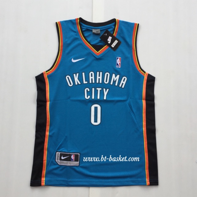 โล๊ะ เสื้อบาส NBA Wesbrook 0 สีฟ้าเข้ม
