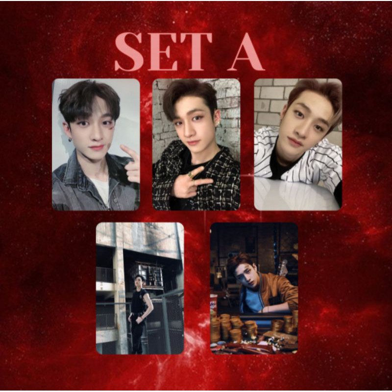 STRAY KIDS 4PCS/5PCS BANG CHAN BANG CHRISTOPHER CHAN SET PHOTOCARD / PC [unofficial]