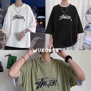 WK [M～3XL]⚡️เสื้อยืด⚡️MICEW แสตมป์อักษรคอกลม แขนสั้น แฟชั่นและการพักผ่อนทุกการแข่งขัน #S77