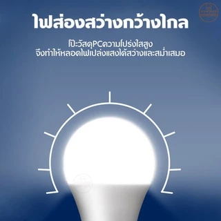 หลอดไฟ LED หลอดแบบเกลียว E27 กระแสไฟ 220 - 240V เทคโนโลยี LED ไม่มีรังสี