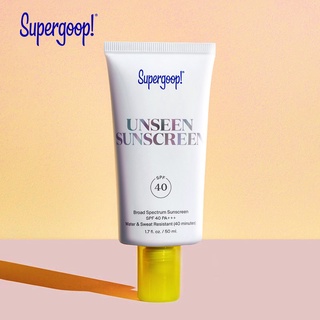 Supergoop ไพรเมอร์ ครีมกันแดด ไร้สี UV กันน้ํา และกันเหงื่อ สําหรับแต่งหน้า