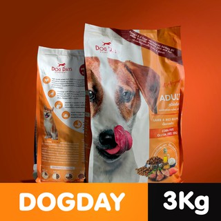 Dog Days อาหารสุนัข รสเนื้อแกะและข้าว Lamb &amp; Rice 3 kg.