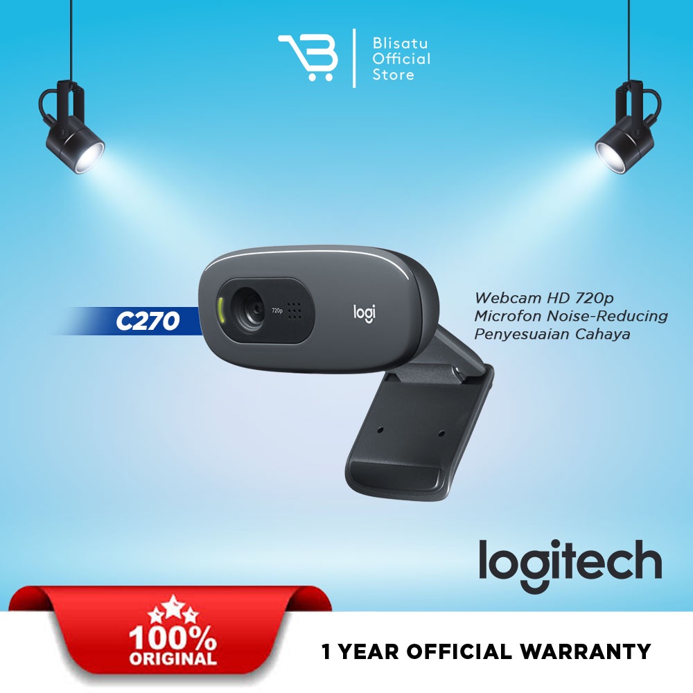 Logitech C270 Webcam เว็บแคม