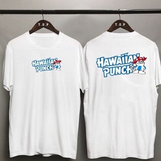 เสื้อยืดสีขาวใหม่ เสื้อยืด ลาย HAWALIAN punch สําหรับผู้ชาย ส่งฟรีS-4XL