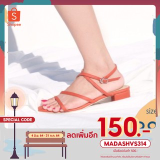 [ลด150.-MADASHVS314] รองเท้าผู้หญิง ไซส์ 38 Mia Brick รองเท้ารัดส้น