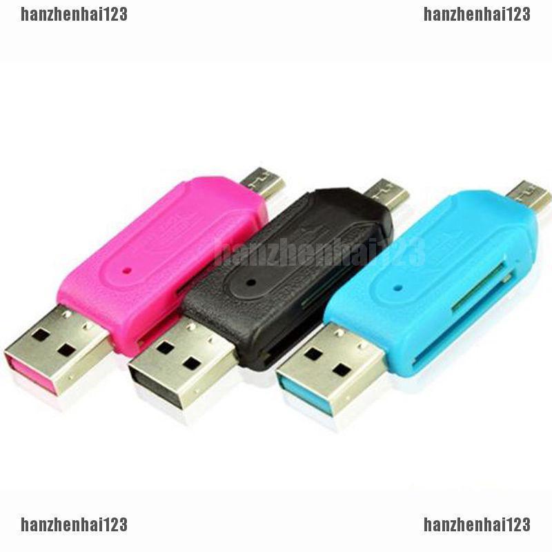 การ์ดรีดเดอร์ SD TF Micro USB2.0 สําหรับ Android Mobile