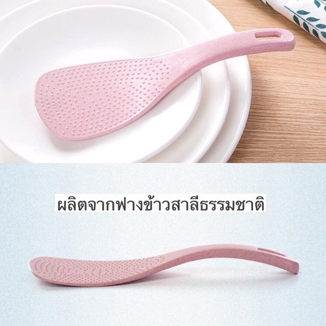 Chic fun shop ปลีก/ส่ง 60084 ทัพพี ฟางข้าวสาลี