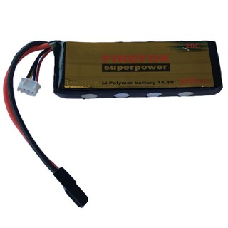 Rctoystory แบตเตอรี่ลิโพ Firefox 11.1v 1600 mah (20C)