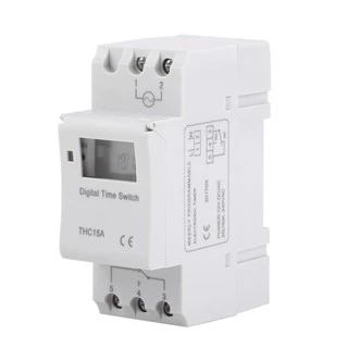 Timer Switch Digital ทามเมอร์ เครื่องตั้งเวลา 12V 24V 220V 16 โปรแกรม รุ่น THC15A