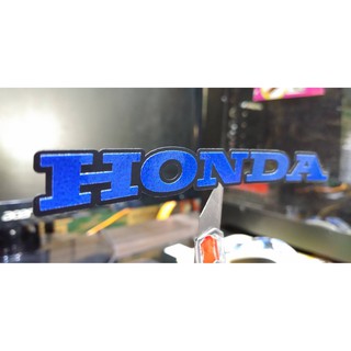 สติกเกอร์ Honda งานตัด สะท้อนแสง 3M (สีน้ำเงิน ดำ)