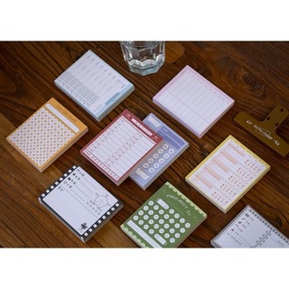 [แผ่นละ1บาท] **ขั้นต่ำ5** Note pad - Planner - กระดาษโน๊ต กระดาษแพลนเนอร์ กระดาษโน้ตแพลนเนอร์