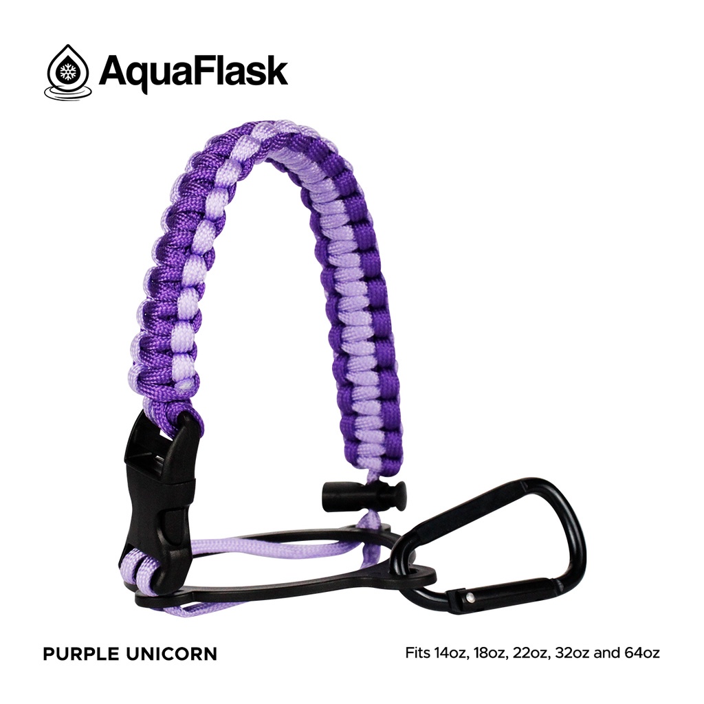 ขายร้อน 12oz 14OZ 16OZ 18OZ 20OZ 22OZ 24OZ 32OZ 40O0Z 64oz FITS Tumbler Paracord Handle Aquaflask ถ้