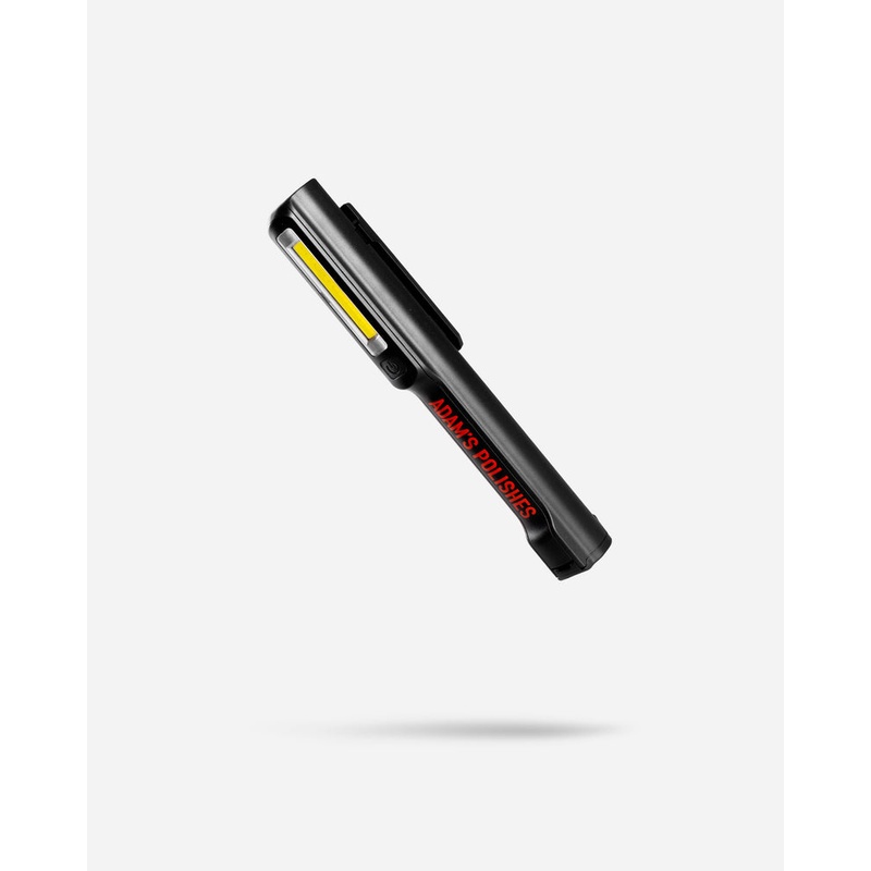 Adam's Swirl Finder Flashlight: ไฟฉายแบบไร้สาย 2 หัว ขนาดพกพา ชาร์จไฟได้ สำหรับส่องรอยขีดข่วน