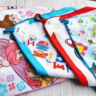 ผ้าเช็ดหน้าเขียนชื่อได้ ||25x25|| เนื้อนิ่ม มีห่วงแขวน ซับน้ำซับเหงื่อ ผ้าเช็ดเหงื่อออกกำลังกาย
