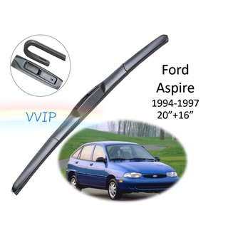 ใบปัดน้ำฝน ก้านปัดน้ำฝน Ford Aspire ปี 1994-1997 ขนาด 20นิ้ว 16 นิ้ว