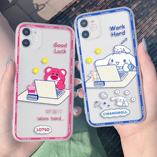 [Office Animals1] เคสโทรศัพท์มือถือแบบนิ่ม ใส ผิวด้าน สําหรับ iPhone 14 Plus 13 12 Mini 11 Pro MAX XR X XS MAX 8 7 6 Plus SE3 SE2