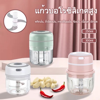 เครื่องปั่นเอนกประสงค์ เครื่องบดเนื้อ 250/300ML แบบพกพา