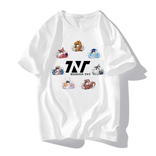 Tnt Times Youth League เสื้อยืดแขนสั้น พิมพ์ลาย Ma Jiaqi Ding Chengxin Liu Yaowen หลายรูปภาพ สําหรับผู้ชาย ผู้หญิง