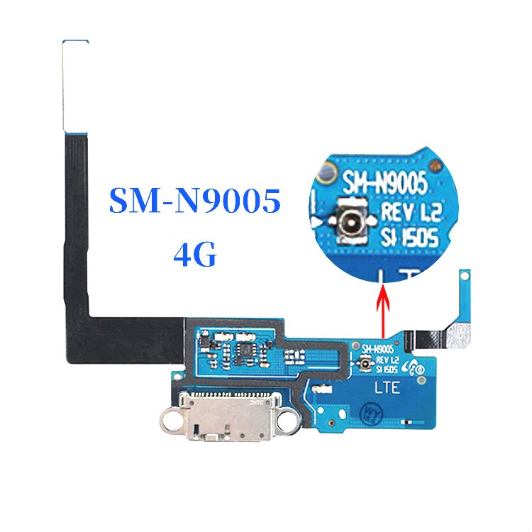 แพรตูดชาร์จ ก้นชาร์จ Samsung NOTE 3 3G N900 4G N9005แพรตูดชาร์จ+ไมค์ Charging Port Board