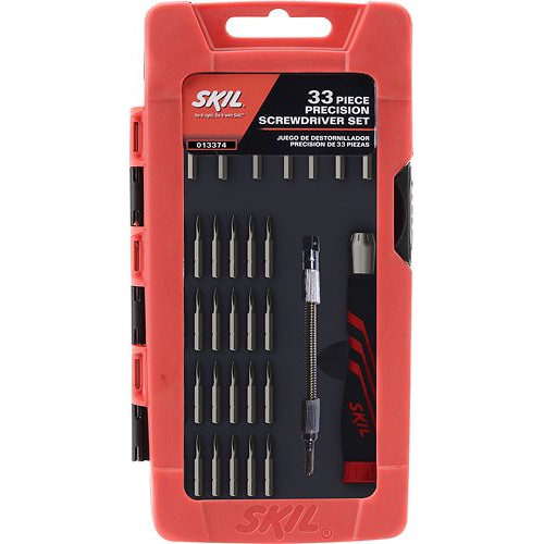 SKIL 33 ชิ้น SCREWDRIVER SET (แดง/ดํา)