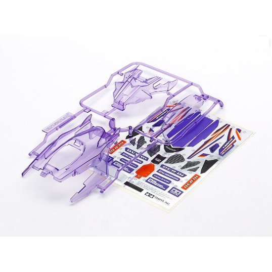 Tamiya 95373 DCR-01 Body Parts Set (Clear Purple)