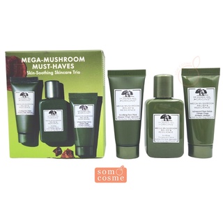 ORIGINS Mega-Mushroom Must-Haves Skin-Soothing Skincare Trio